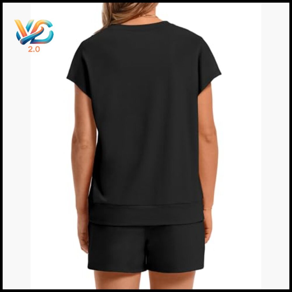 Large Polyester Blend Lounge Set With Pockets, Ca… - image 5